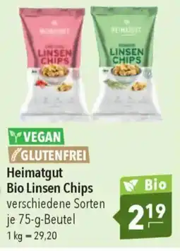CITTI Markt Heimatgut Bio Linsen Chips Angebot