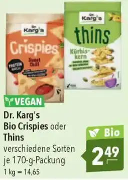 CITTI Markt Dr. Karg's Bio Crispies oder Thins Angebot