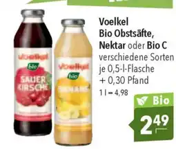 CITTI Markt Voelkel Bio Obstsäfte, Nektar oder Bio C Angebot