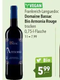 CITTI Markt Domaine Bassac Bio Armonia Rouge trocken Angebot