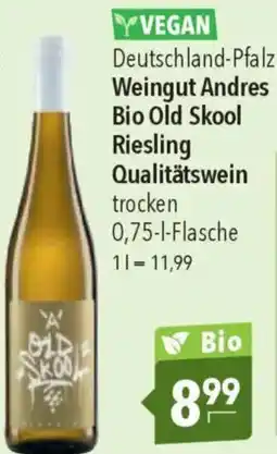 CITTI Markt Weingut Andres Bio Old Skool Riesling Qualitätswein Angebot