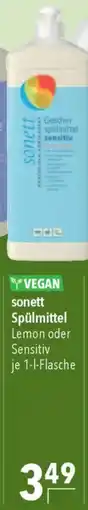 CITTI Markt sonett Spülmittel Lemon oder Sensitiv Angebot