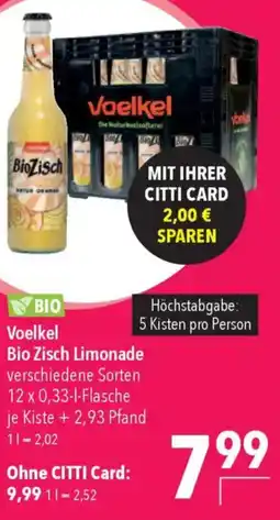 CITTI Markt Voelkel Bio Zisch Limonade Angebot