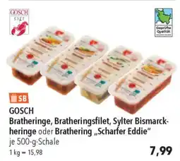 CITTI Markt GOSCH SYLT Bratheringe, Bratheringsfilet, Sylter Bismarck- heringe oder Brathering,,Scharfer Eddie" Angebot