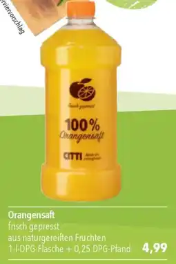 CITTI Markt Orangensaft Angebot