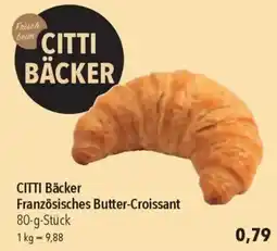 CITTI Markt CITTI Bäcker Französisches Butter-Croissant Angebot