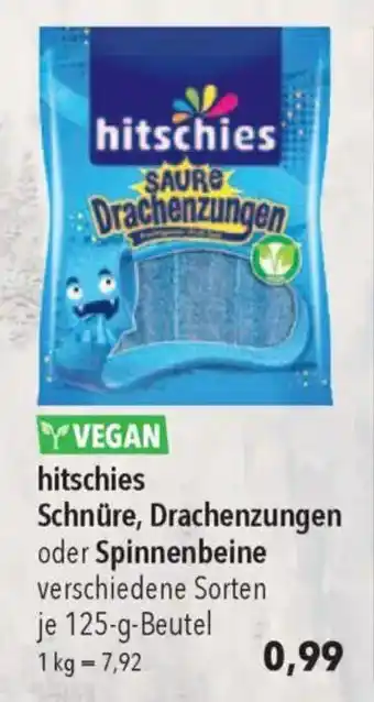 CITTI Markt hitschies Schnüre, Drachenzungen oder Spinnenbeine Angebot