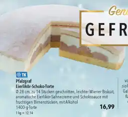 CITTI Markt Pfalzgraf Eierlikör-Schoko-Torte Angebot