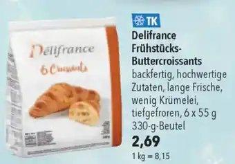 CITTI Markt Delifrance Frühstücks- Buttercroissants Angebot