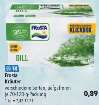 CITTI Markt Frosta Kräuter Angebot