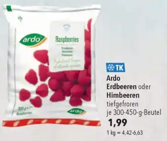 CITTI Markt Ardo Erdbeeren oder Himbeeren Angebot