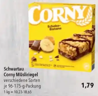 CITTI Markt Schwartau Corny Müsliriegel Angebot