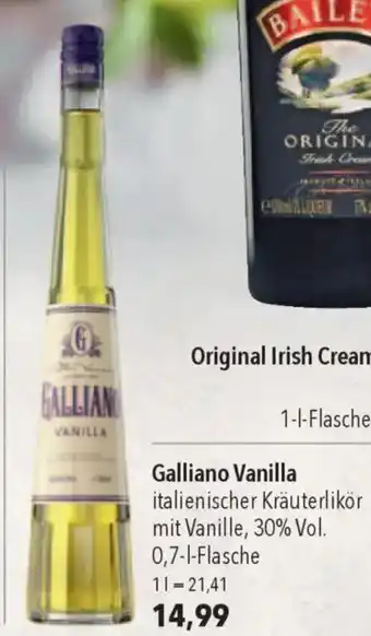 CITTI Markt Galliano Vanilla Angebot