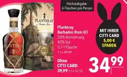 CITTI Markt Planteray Barbados Rum XO Angebot