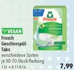 CITTI Markt Frosch Geschirrspül- Tabs Angebot