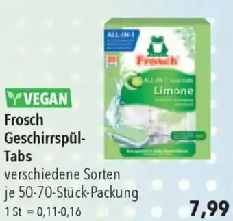 CITTI Markt Frosch Geschirrspül- Tabs Angebot