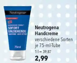 CITTI Markt Neutrogena Handcreme Angebot