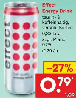 Netto Marken-Discount Effect Energy Drink Angebot