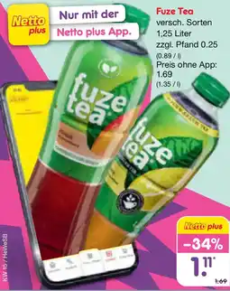 Netto Marken-Discount Fuze Tea Angebot