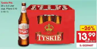 Netto Marken-Discount Tyskie Pils Angebot