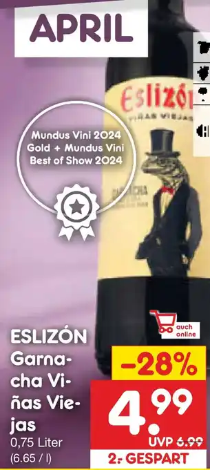 Netto Marken-Discount ESLIZÓN Garnacha Viñas Viejas Angebot