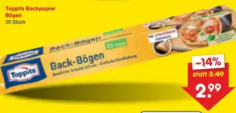 Netto Marken-Discount Toppits Backpapier Bögen Angebot