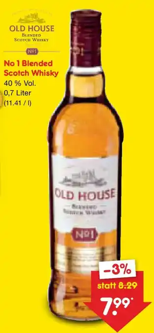 Netto Marken-Discount No 1 Blended Scotch Whisky Angebot