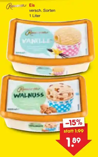 Netto Marken-Discount Romanza Eis Angebot