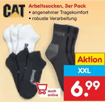 Netto Marken-Discount CAT Arbeitssocken, 3er Pack Angebot