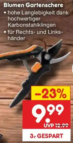 Netto Marken-Discount FISKARS Blumen Gartenschere Angebot