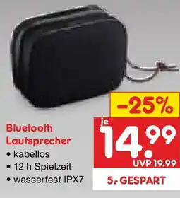 Netto Marken-Discount PHILIPS Bluetooth Lautsprecher Angebot