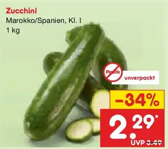 Netto Marken-Discount Zucchini Marokko/Spanien Angebot