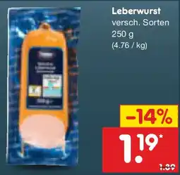 Netto Marken-Discount Leberwurst Angebot