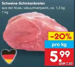 Netto Marken-Discount Schweine-Schinkenbraten Angebot