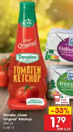 Netto Marken-Discount Develey „Unser Original" Ketchup Angebot