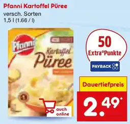 Netto Marken-Discount Pfanni Kartoffel Püree Angebot