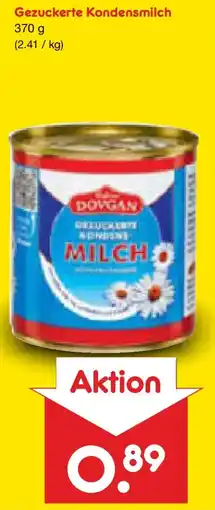 Netto Marken-Discount Gezuckerte Kondensmilch Angebot
