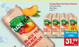 Netto Marken-Discount Fuzetea Black Tea Peach Hibiscus Angebot