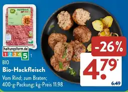 Aldi Süd Bio-Hackfleisch Angebot