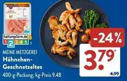 Aldi Süd MEINE METZGEREI Hähnchen- Geschnetzeltes Angebot
