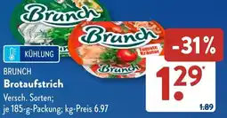 Aldi Süd BRUNCH Brotaufstrich Angebot