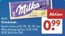 Aldi Süd MILKA Schokolade Angebot