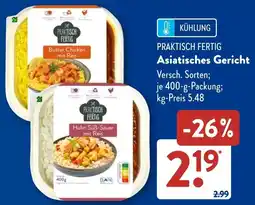 Aldi Süd PRAKTISCH FERTIG Asiatisches Gericht Angebot