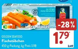 Aldi Süd GOLDEN SEAFOOD Fischstäbchen Angebot