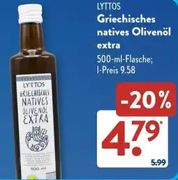 Aldi Süd LYTTOS Griechisches natives Olivenöl extra Angebot