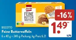 Aldi Süd BISCOTTO Feine Butterwaffeln Angebot