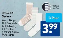 Aldi Süd UP2FASHION Socken Angebot