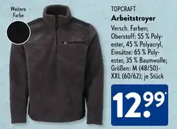 Aldi Süd TOPCRAFT Arbeitstroyer Angebot