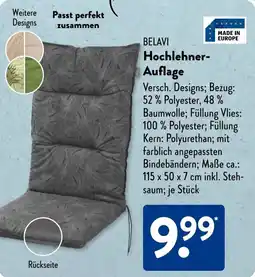 Aldi Süd BELAVI Hochlehner- Auflage Angebot