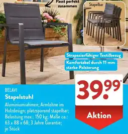 Aldi Süd BELAVI Stapelstuhl Angebot